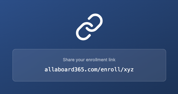 Share your enrollment link